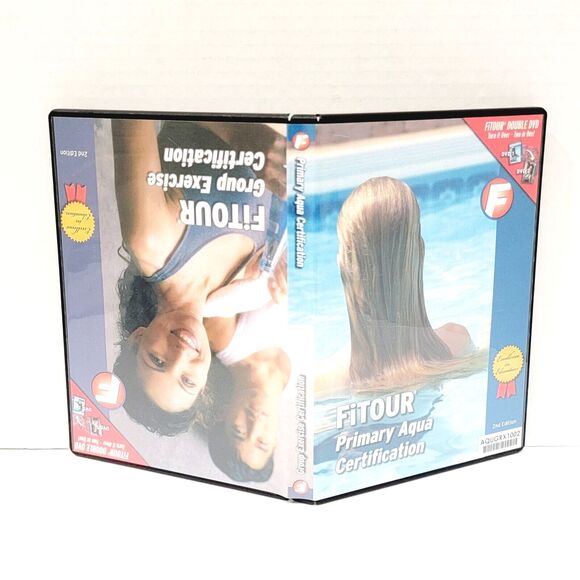 FiTour Primary Aqua and Group Exercise Certification 2 Disc DVD Set 2nd Edition - Picture 1 of 10